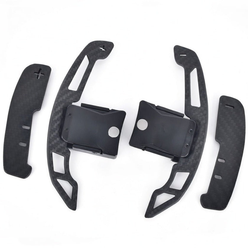 Magnetic Carbon Fiber Paddle Shifters - Ford F - 150 (2015+) - Carbon Magnetic Paddle Shifters - Texas Carbon