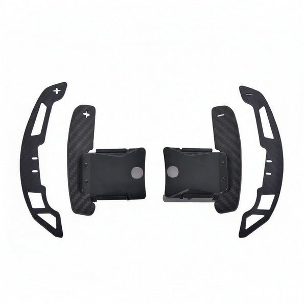 Magnetic Carbon Fiber Paddle Shifters - Ford F - 150 (2015+) - Carbon Magnetic Paddle Shifters - Texas Carbon