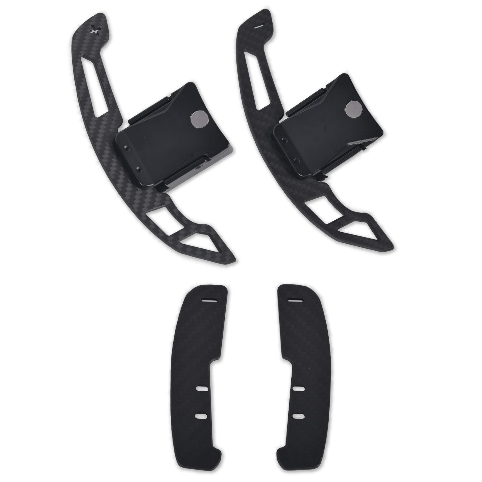 Magnetic Carbon Fiber Paddle Shifters - Ford F - 150 (2015+) - Carbon Magnetic Paddle Shifters - Texas Carbon
