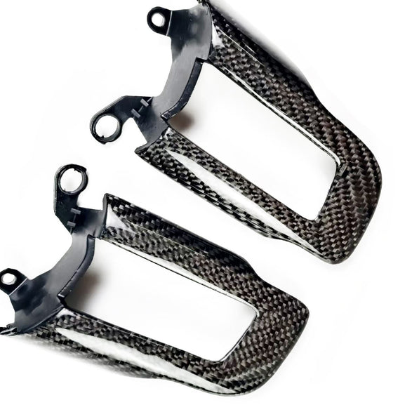 Carbon Fiber Steering Wheel Button Trim - Mustang (2015 - 2023) - Carbon Trim - Texas Carbon