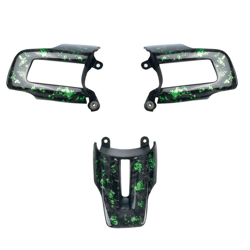 Carbon Fiber Steering Wheel Button Trim - Mustang (2015 - 2023) - Carbon Trim - Texas Carbon