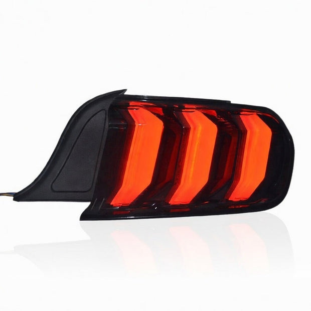 Smoked Lens LED Tail Lights - Mustang (2015–2023) - Tail Lights - Texas Carbon
