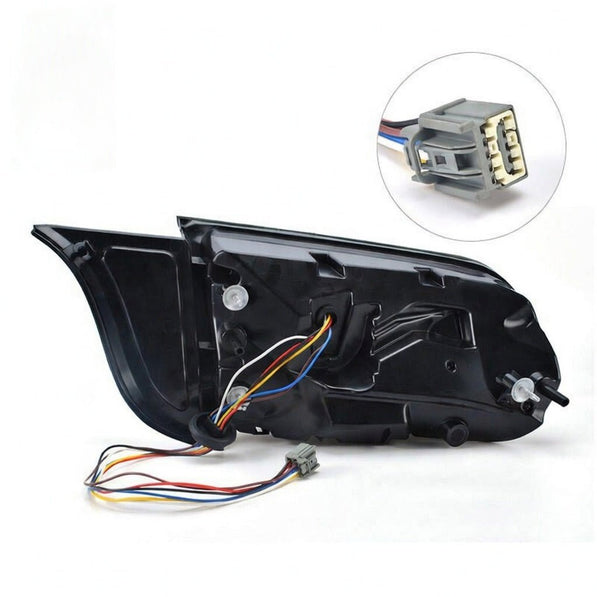 Smoked Lens LED Tail Lights - Mustang (2015–2023) - Tail Lights - Texas Carbon