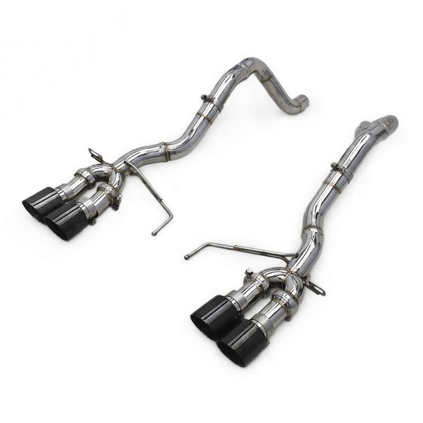 Stainless Muffler Delete - C7 Corvette (2014 - 2019) - exhaust - Texas Carbon