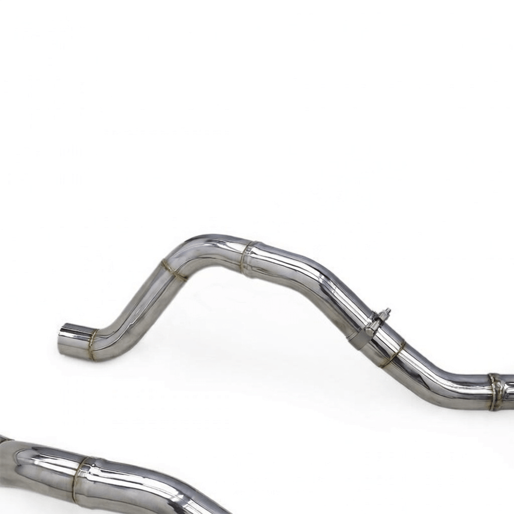 Stainless Muffler Delete - C7 Corvette (2014 - 2019) - exhaust - Texas Carbon