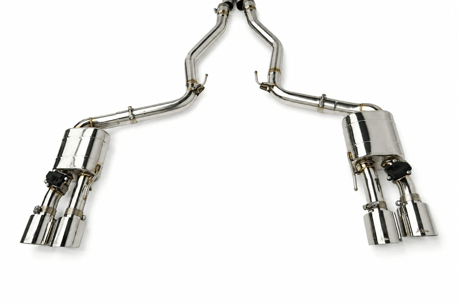 Texas Carbon Active Valved Cat-Back Exhaust System for 2015+ Ford Mustang GT 5.0 (S550 / S650)