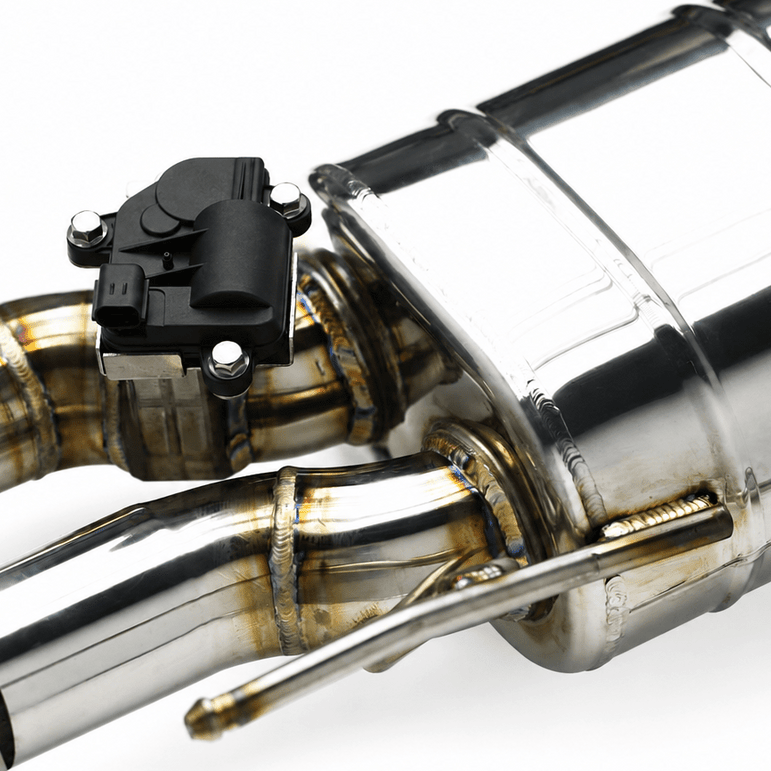 Texas Carbon Active Valved Cat-Back Exhaust System for 2015+ Ford Mustang GT 5.0 (S550 / S650)