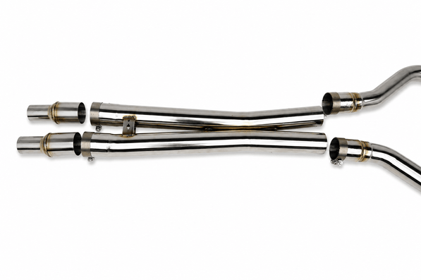 Texas Carbon Active Valved Cat-Back Exhaust System for 2015+ Ford Mustang GT 5.0 (S550 / S650)