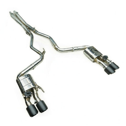 Texas Carbon Active Valved Cat - Back Exhaust System for 2015+ Ford Mustang GT 5.0 (S550 / S650) - exhaust - Texas Carbon