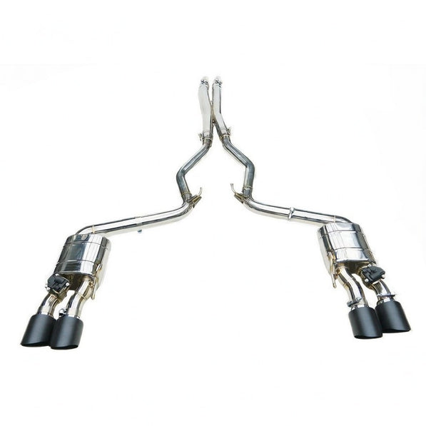 Texas Carbon Active Valved Cat - Back Exhaust System for 2015+ Ford Mustang GT 5.0 (S550 / S650) - exhaust - Texas Carbon