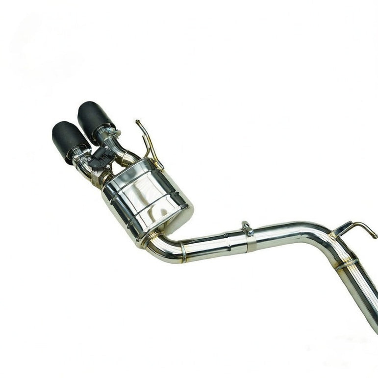 Texas Carbon Active Valved Cat - Back Exhaust System for 2015+ Ford Mustang GT 5.0 (S550 / S650) - exhaust - Texas Carbon