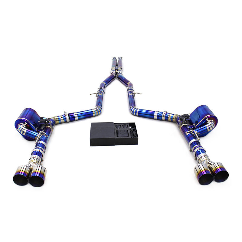 Titanium / Stainless Valved Cat - Back Exhaust - Dodge Hellcat Charger, Challenger (2015 - 2023) - exhaust - Texas Carbon