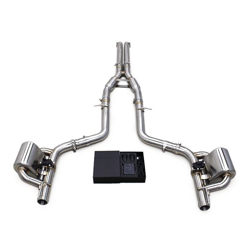 Titanium / Stainless Valved Cat - Back Exhaust - Dodge Hellcat Charger, Challenger (2015 - 2023) - exhaust - Texas Carbon