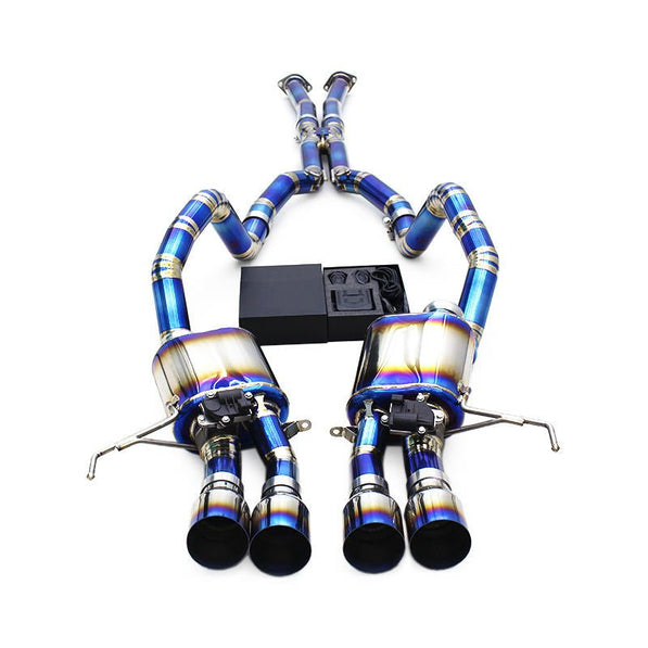 Titanium Valved Cat - back Exhaust - C7 Corvette (2014 - 2019) - exhaust - Texas Carbon