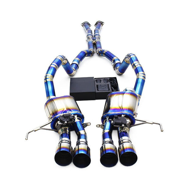 Titanium Valved Cat - back Exhaust - C7 Corvette (2014 - 2019) - exhaust - Texas Carbon