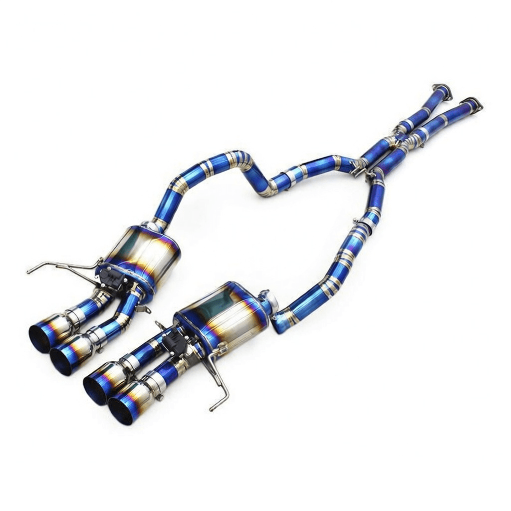 Titanium Valved Cat - back Exhaust - C7 Corvette (2014 - 2019) - exhaust - Texas Carbon